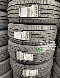225/50R18 Gritmaster New Set of Tires Installed and Balanced Set de Llantas Nuevas Instaladas y Balanceadas