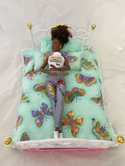 Barbie Reversible Minky Bedding Set