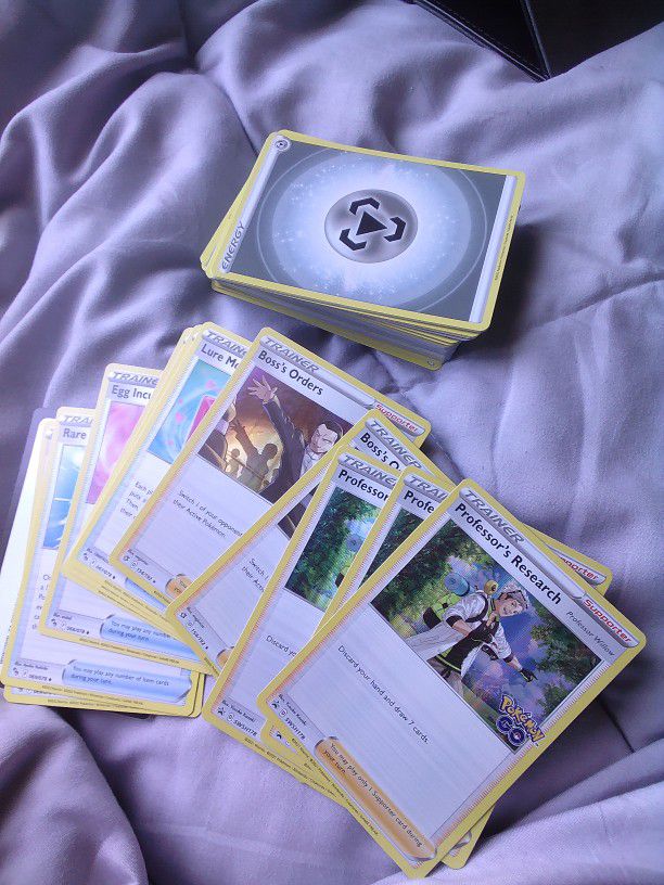 Half Off Pokemon Cards Energy And Trainer Cards