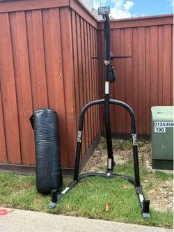 Everlast Combo Heavy Bag Dual Stand Station Stand