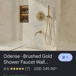 ✨ Luxury Modern Shower System - Brushed Gold Color (New) ✨