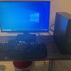 Dell Mini Desktop 22” Monitor w/Logitech Keyboard