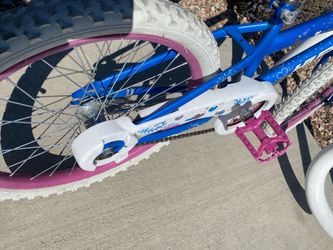 Girls Kids Bike Blue Pink White