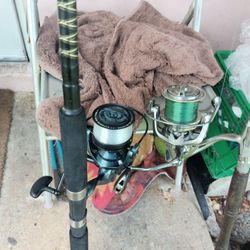 FISHING RODS/REELS