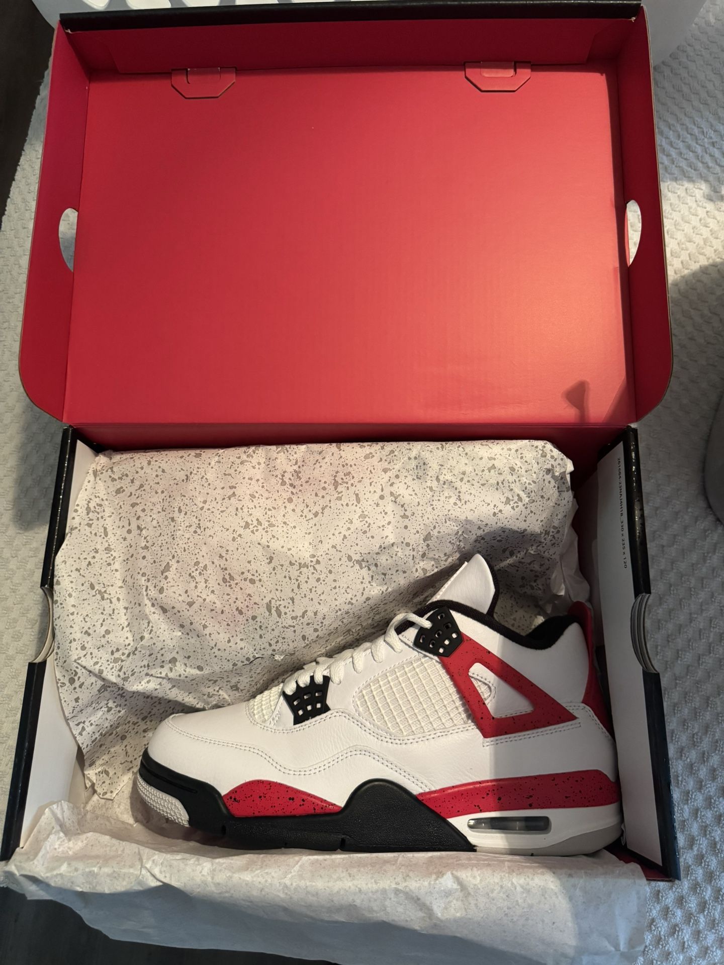 Air Jordan 4 "Red Cement" - Size 9 (Brand New!)