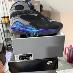 Air Jordan retro 8 Aqua size 11