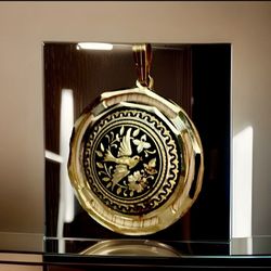 Damascene Dove Pendant 