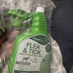 Flea and Tick Spray for Dogs & Home– Natural Flea and Tick Prevention for Dogs– Bed Bug Spray & Multi-Insect Killer– Scentless Plant-Based Formula