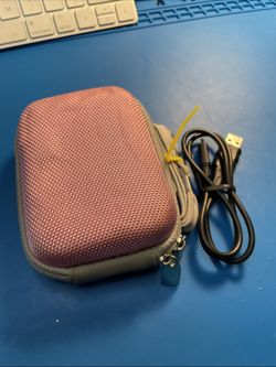 Tiny Pink Nylon Camera Case