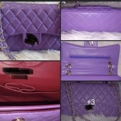 Purple Bag Purse 