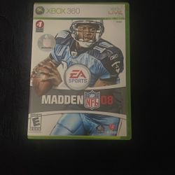 XBOX 360 MADDEN NFL 08 !!! GAME!!