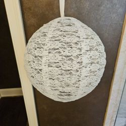 White Laced Globes
