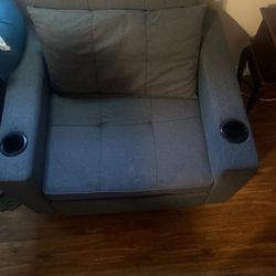 Chair-bed Blue 