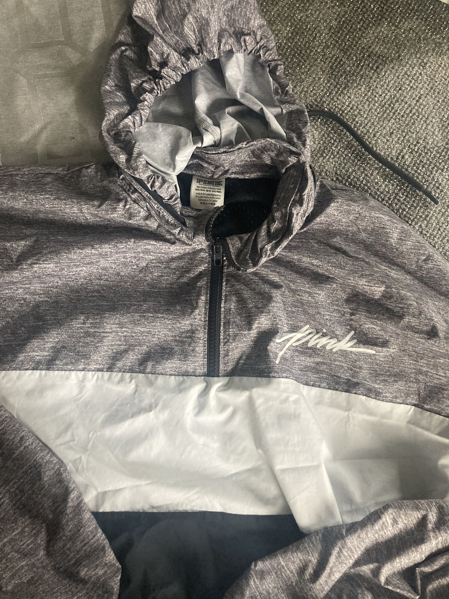 ‘Pink’ Half Zip Windbreaker 