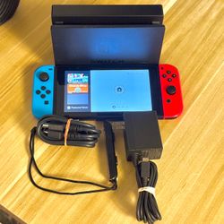 Nintendo Switch with Dock & Cables