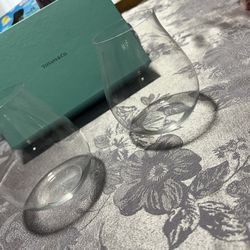 Tiffany & Co. Riedel Stemless Wine Glasses