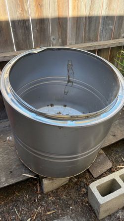 fire pit, burn barrel, or garden planter.