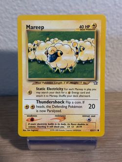 Mareep pokemon card