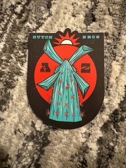 AZ State Dutch Bros Sticker