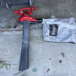 Toro Leaf Blower And Vacuum Mulcher