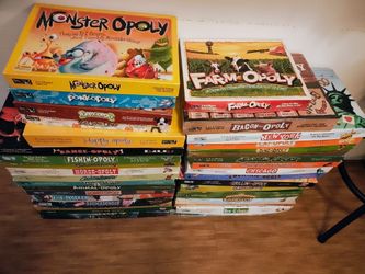 MONOPOLY BOARDGAMES/35 GAMES