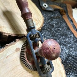 Antique 1896 Goodell Pratt Hand Drill Tool