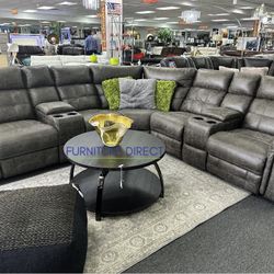 Everything Must Go ✅ Reclining Sectionals On Sale NOW Up to 80% Off Retail Starting @ 1199