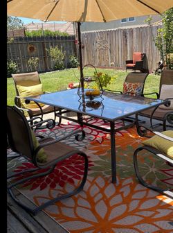 Table and chairs
