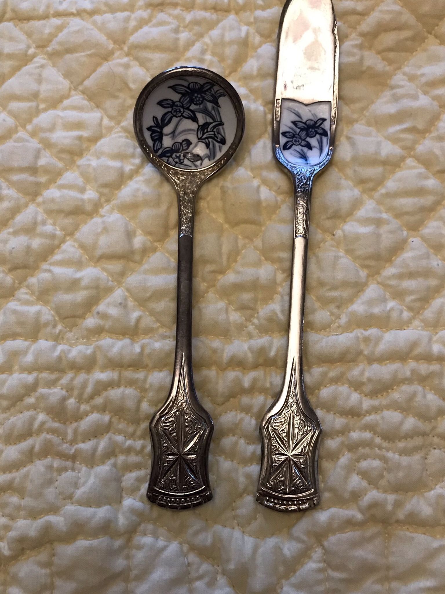 Vintage Spoon And Knife Set