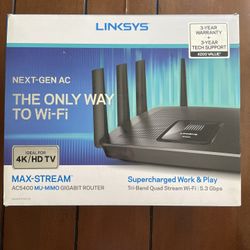 Linksys Max-stream AC5400 Mu-Mimo Gigabit Router
