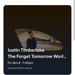 Justin Timberlake Tickets At Amerant Bank Arena 