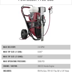 Titan Power Beast 7700 Sprayer. 