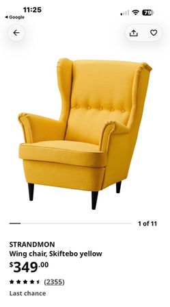 IKEA yellow chair