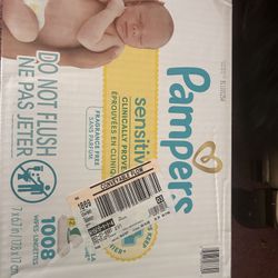 Pampers sensitive Wipes 1008 Ct $15