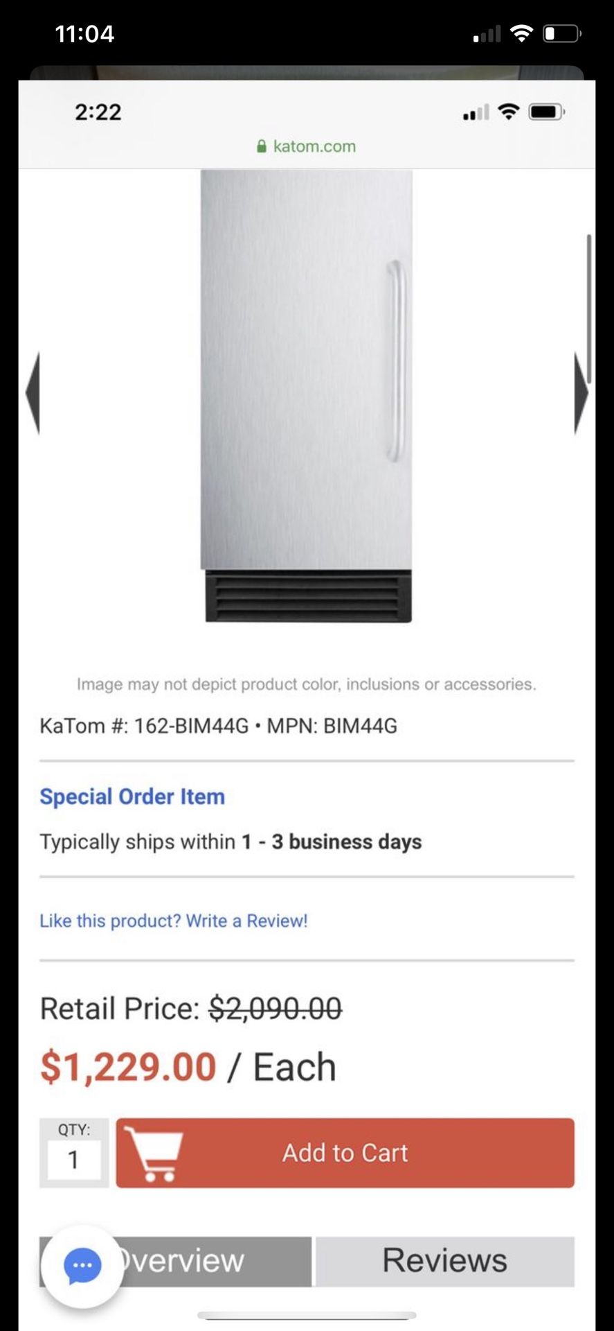 Summit ice maker bim44g for Sale in Wesley Chapel, FL OfferUp