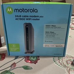 Motorola Cable Modem Wifi Router