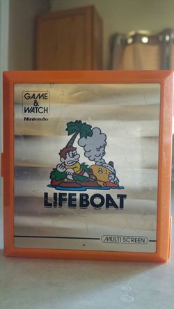 1983 vintage Game & watch Nintendo life boat
