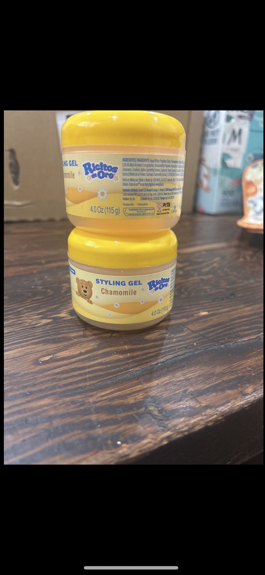 Ricitos De Oro Styling Gel Chamomile Manzanilla 4.0 Oz