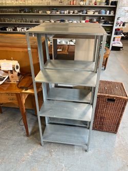 Metal shelving (in store)