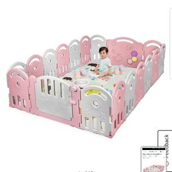 8 X 5.5 Ft Adjustable Playpen