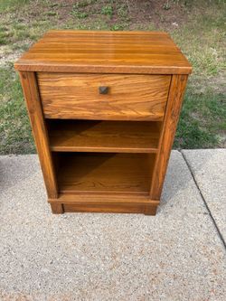 Wooden night stand