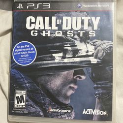 Call Of Duty Ghosts PS3 