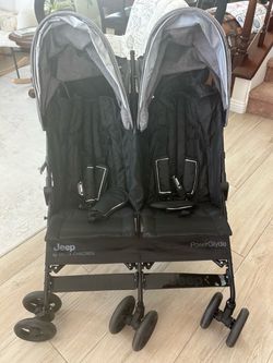 Jeep twin stroller