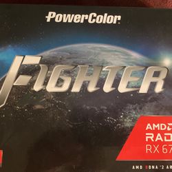 AMD 6700XT POWERCOLOR FIGHTER 12GB Used