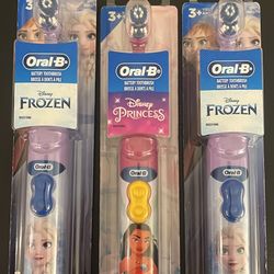 Battery toothbrush kids $4ea