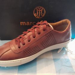 BRAND NEW MARC JOSEPH LEATHER SHOES  NICE FOR YOU'RE DADDY GIFT 