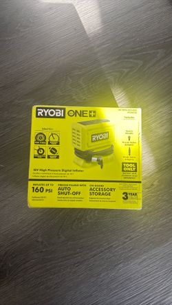 ryobi high pressure digital inflator