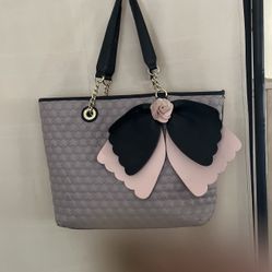 Betsey Johnson  Flowered Large Shoulder Bag