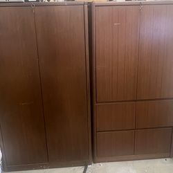 Wood File Cabinet (Steelcase)