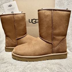New👍Ugg Woman’s Size 5 8 9 Chestnut Classic Short ll Authentic 100%